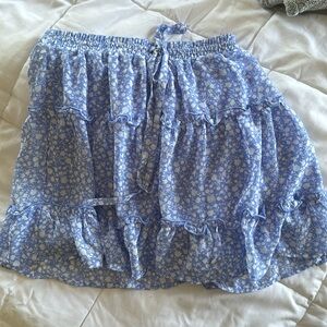 Light blue skirt